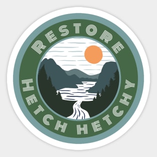 Restore Hetch Hetchy Logo Sticker